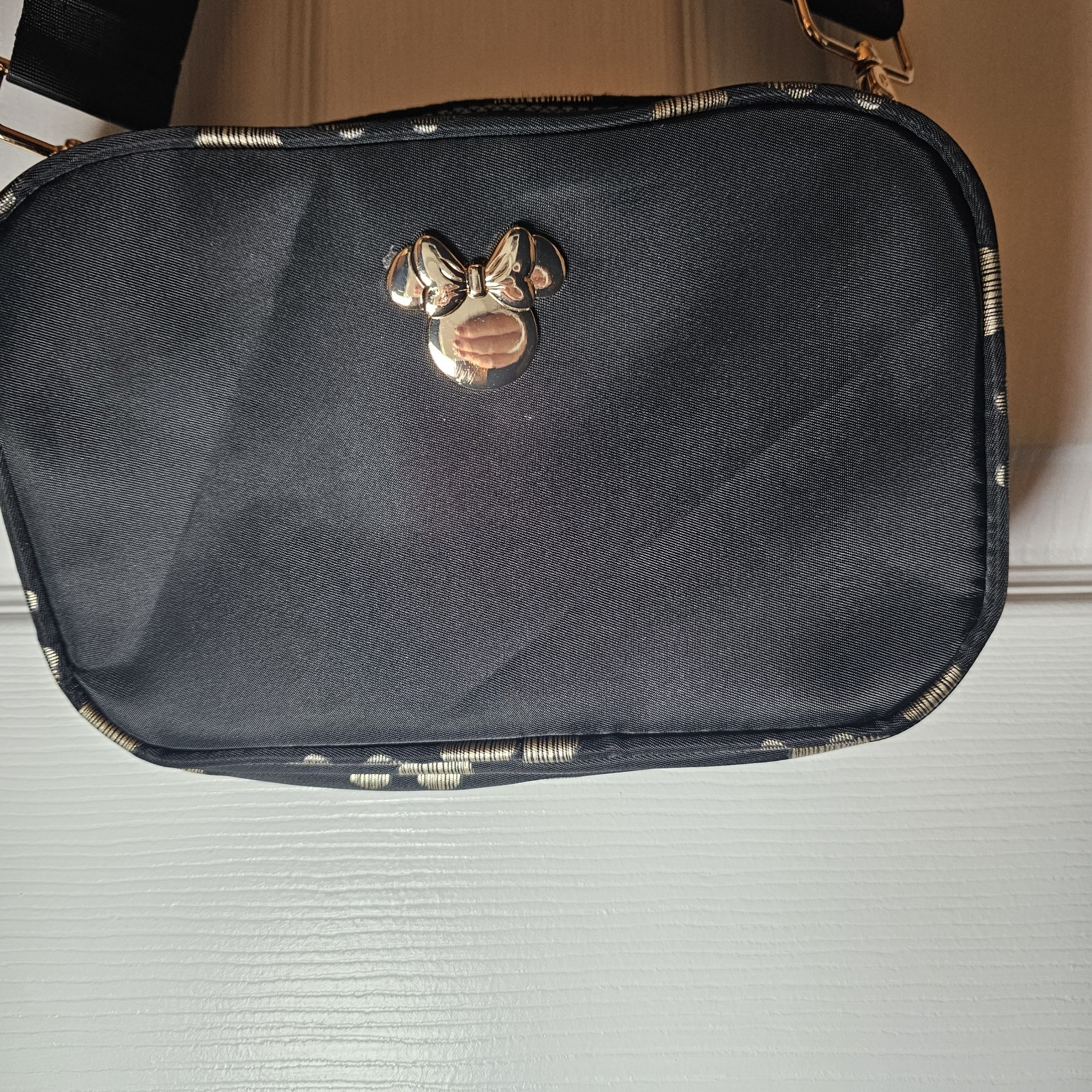 Disney Minnie Mouse Black Belt Bag Crossbody