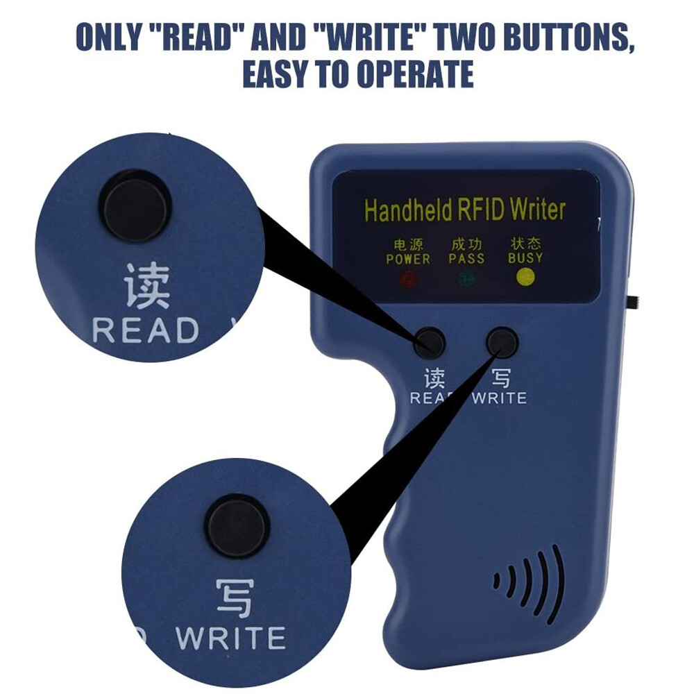 125KHz RFID Copier ID Card Reader Handheld Writer Access Control Card Duplicator