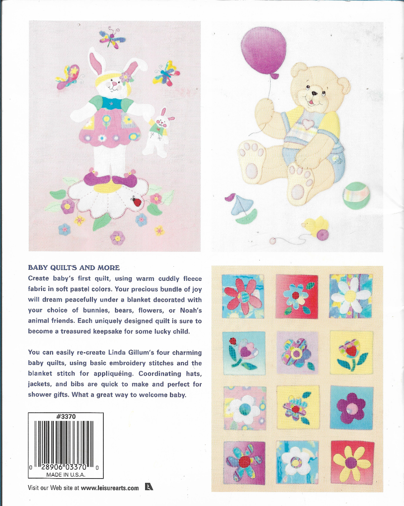Baby Quilts & More quilting pattern instruction book