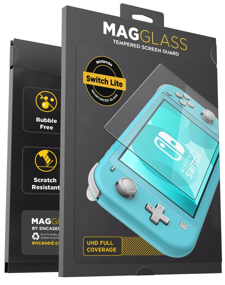 Nintendo Switch Lite Tempered Glass Screen Protector UHD Ultra Clear Transparent
