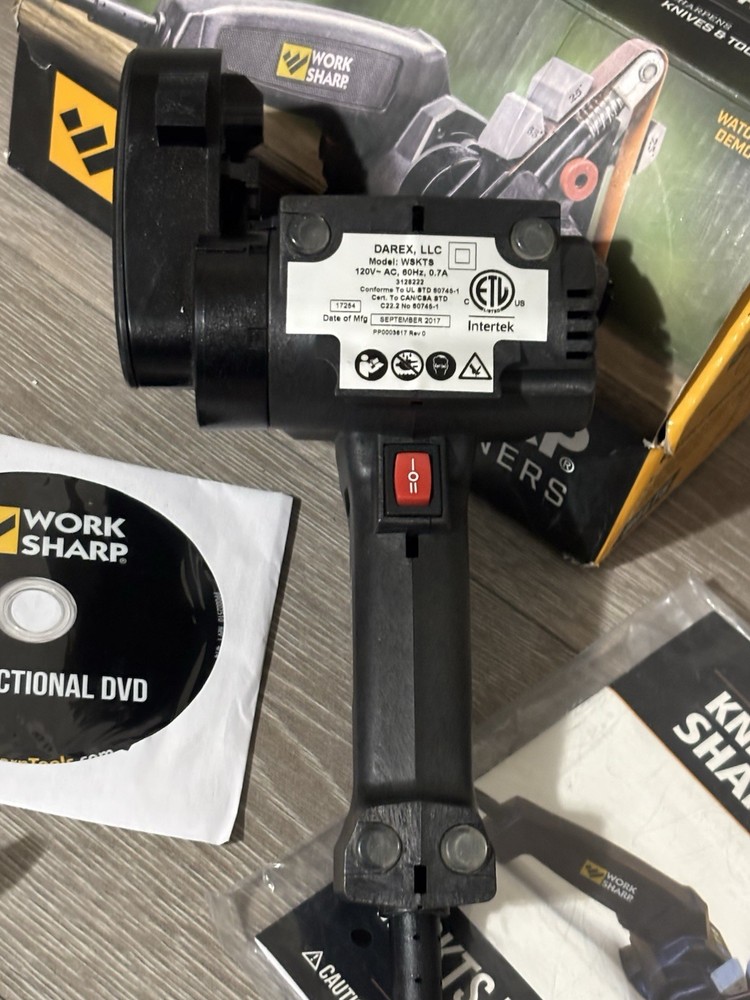 Sharpener - Work Sharp Knife & Tool Sharpener - Black (WSKTS)