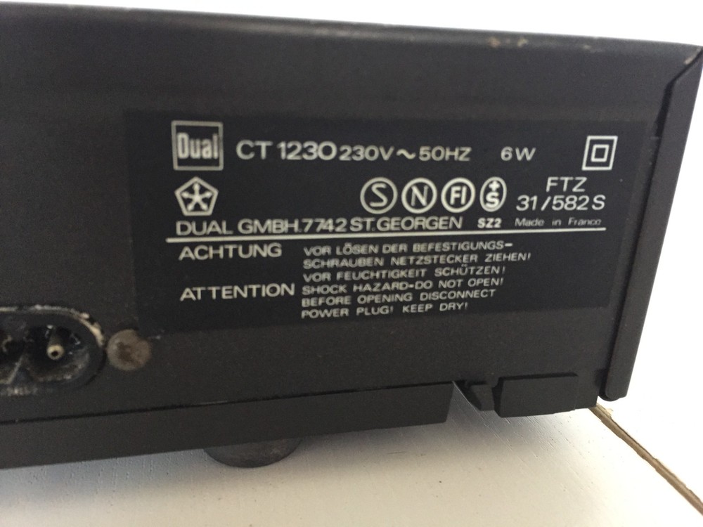 Dual CT 1230 HiFi Tuner