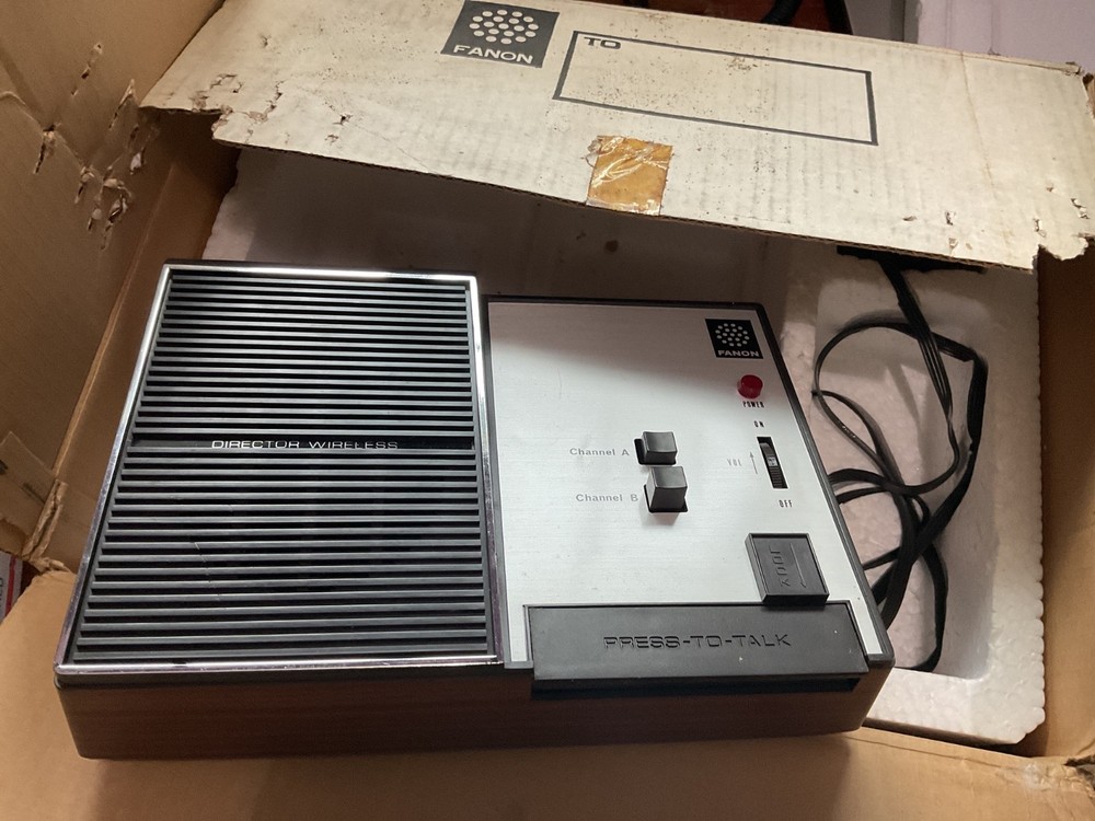 Vintage (2) fanon courier Solid state intercom Director wireless 5HO95 (1440)