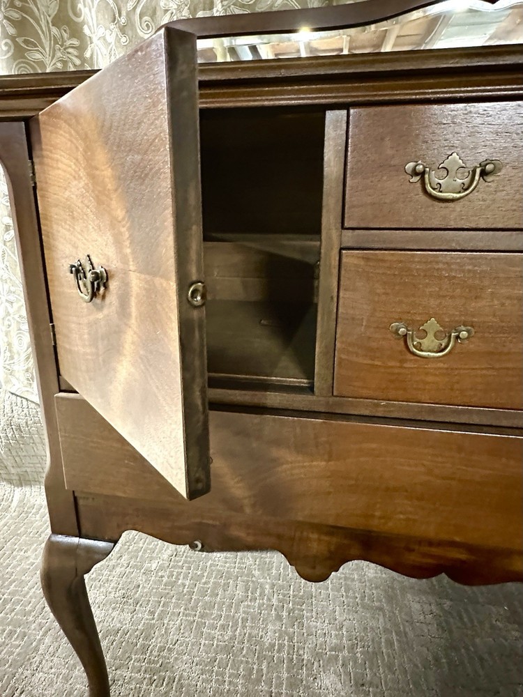 Buffet With Beveled Mirror