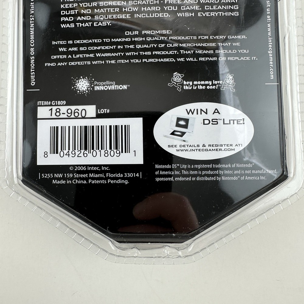 DS Lite Intec Screen Armor Screen Protector NEW FACTORY SEALED