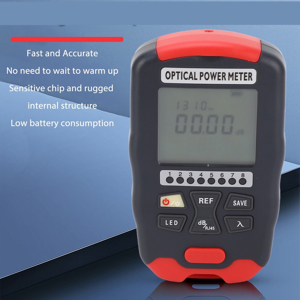3 In 1 Optical Power Meter Sensitive Quick Response For Network Technicians Use