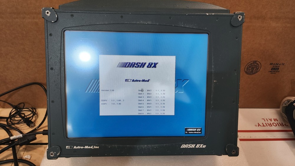 Astro-Med DASH 8Xe Chart Recorder Loaded Unit #1