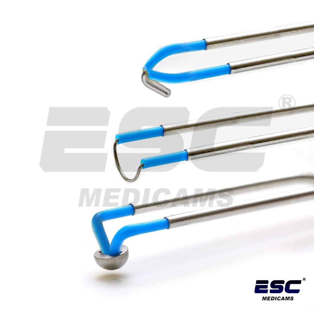 Urology Instruments Bipolar Electrodes Cutting Loop for Wolf Resectoscope - 3pc