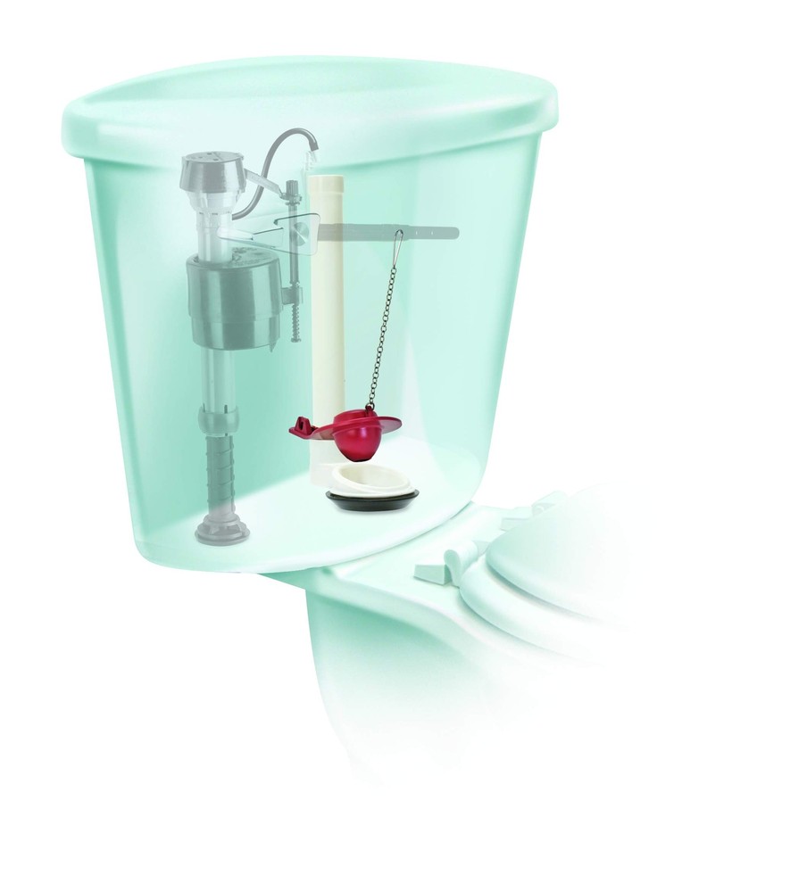 Fluidmaster Toilet Flapper Red Microban 504
