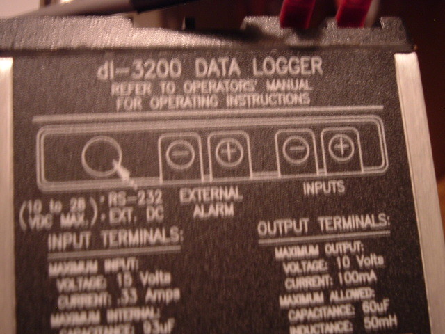 METROSONICS DL-3200 DATA LOGGER