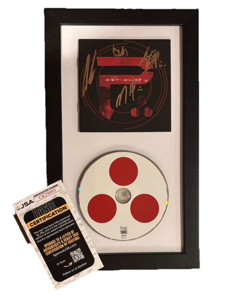 PERIPHERY II This Time It's Personal SIGNED AUTOGRAPH JSA FRAMED CD SPENCER +3