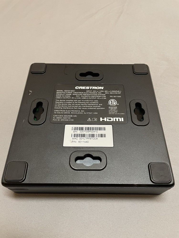 Crestron M202018001 Wireless Presentation Unit With POE+