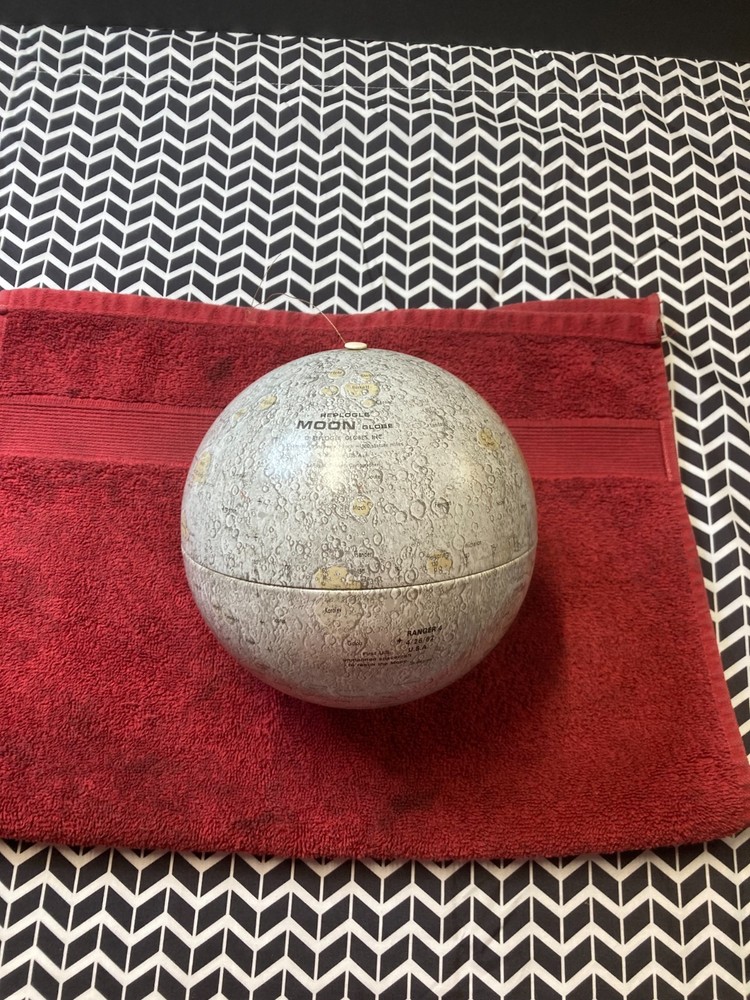 Vintage Replogle Moon Globe 6 inch