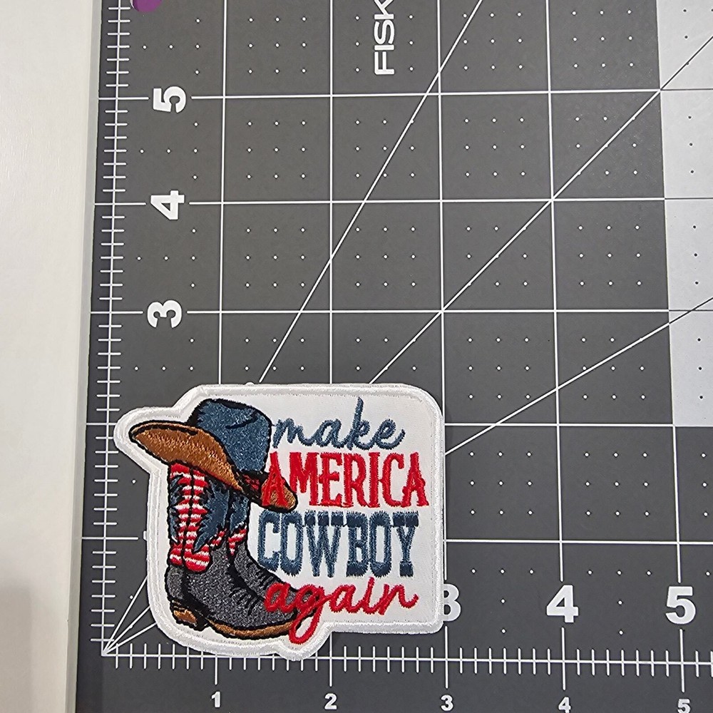 Make America Cowboy Again - Embroidered Patch