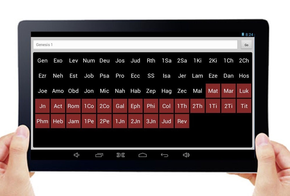 'BIBLE TABLET' - *A 10.1" Tablet with TWO Bible Versions.