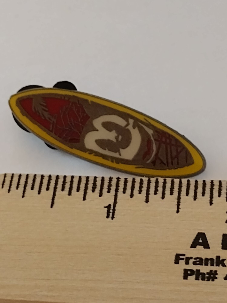 Mickey Mouse Disney Surfboard Collection Lapel Pin