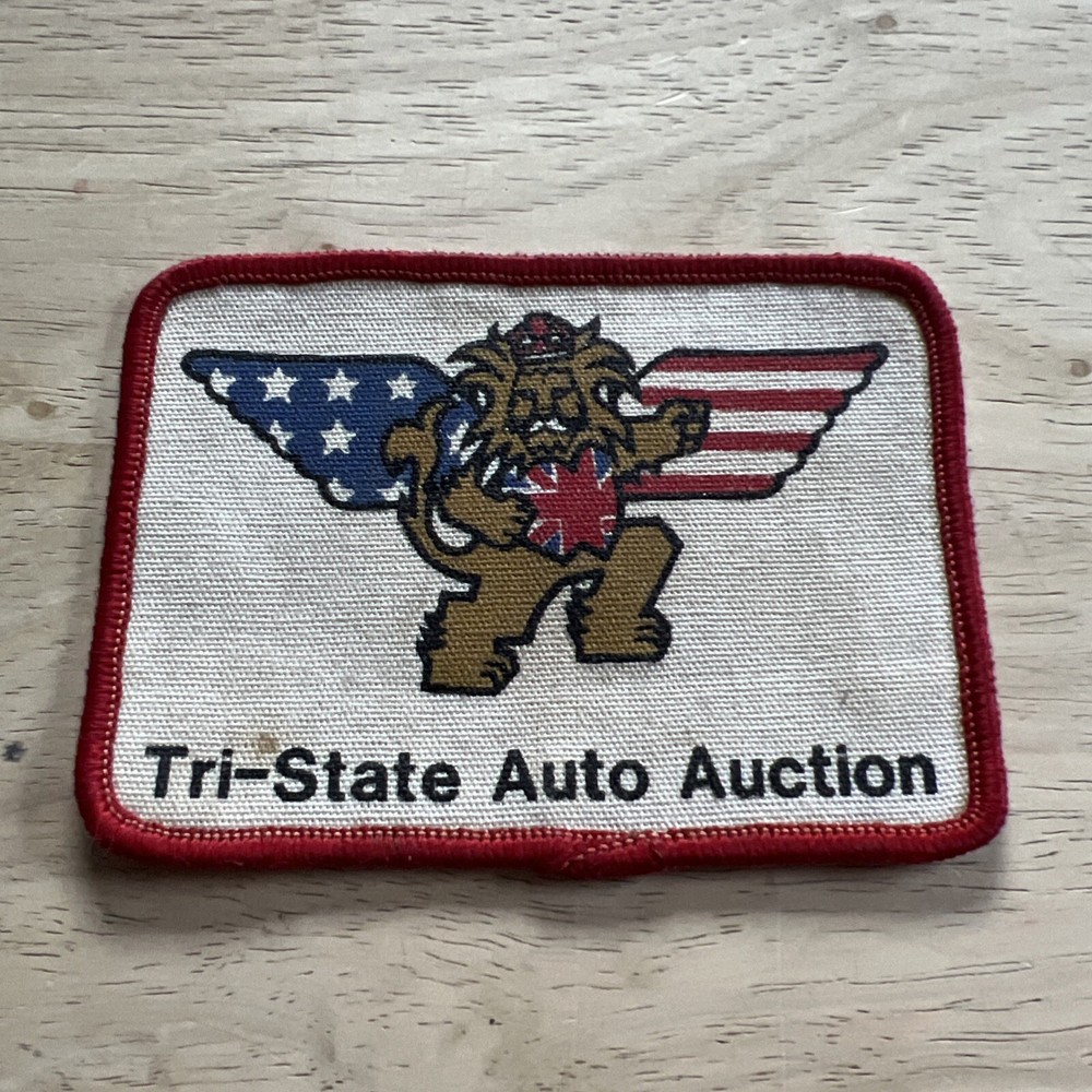 Vintage Tri-State auto auction patch