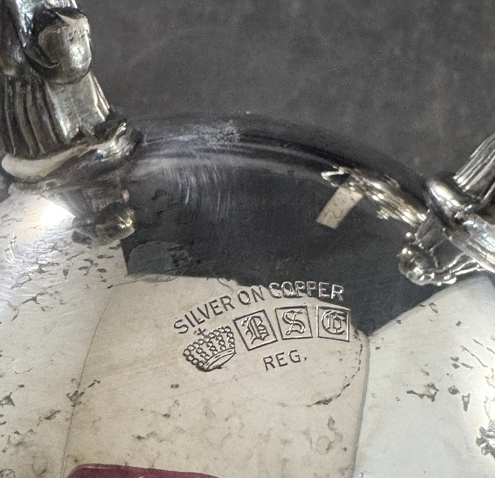 Birmingham Silver Plated Sugar & Creamer Set