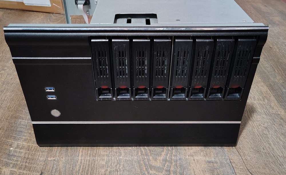 NAS Case 8-Bay Chassis, Used Network Storage Server, Compatible Flex PSU Mini
