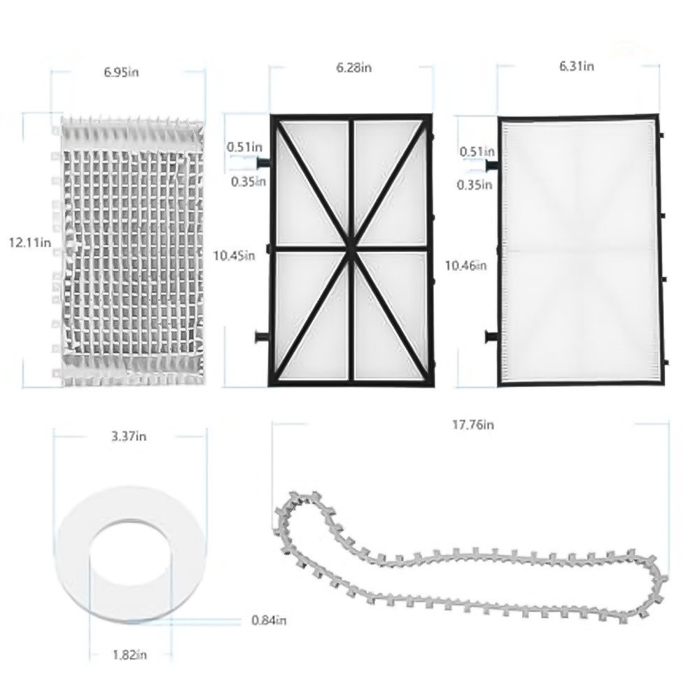 Pool Cleaner Maintenance Kit for Dolphin CC Plus Featuring Essential Parts