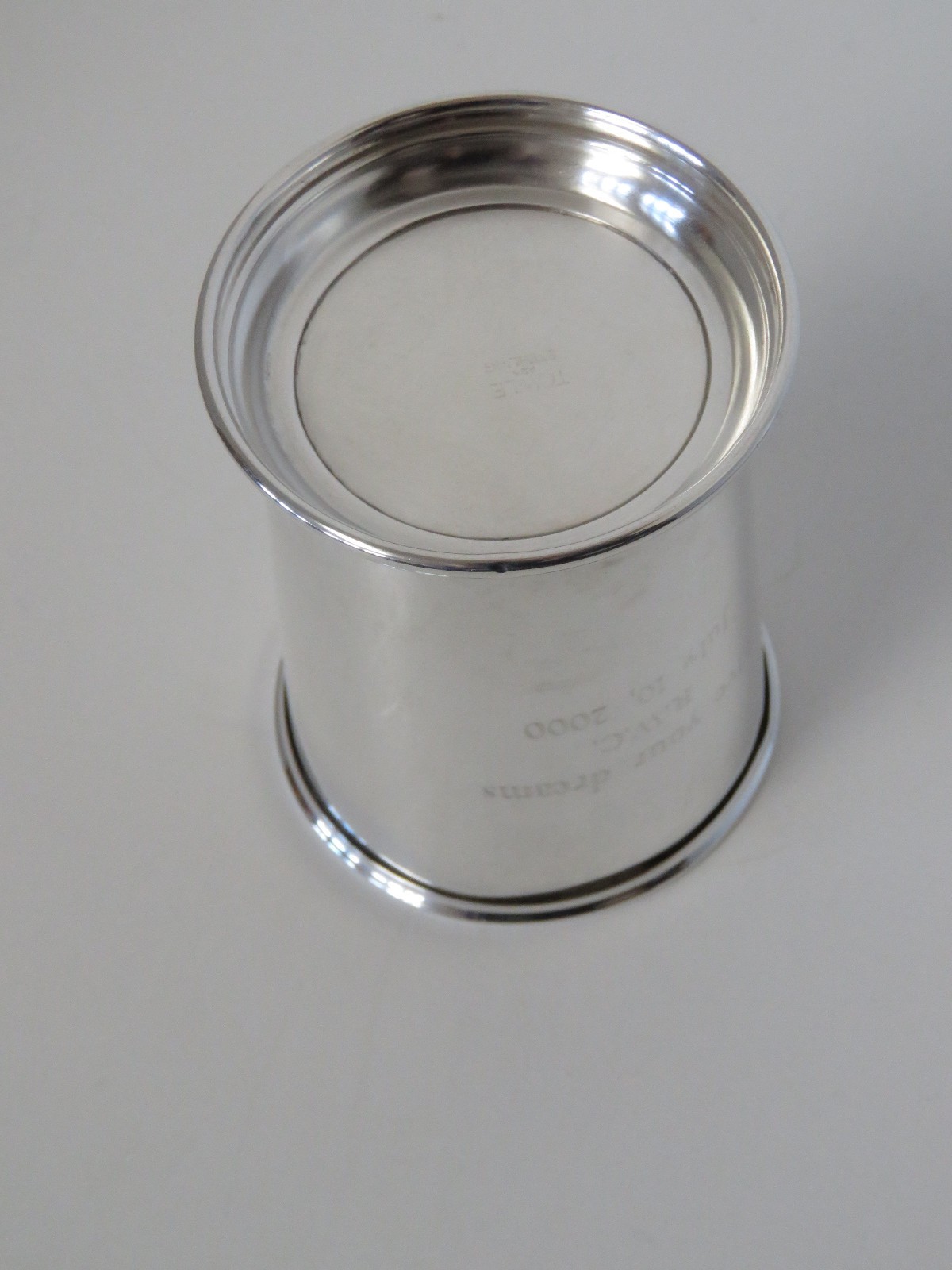 Towle .925 Sterling Silver Derby Style Julep Cup Monogrammed & Engraved 97.1 grm