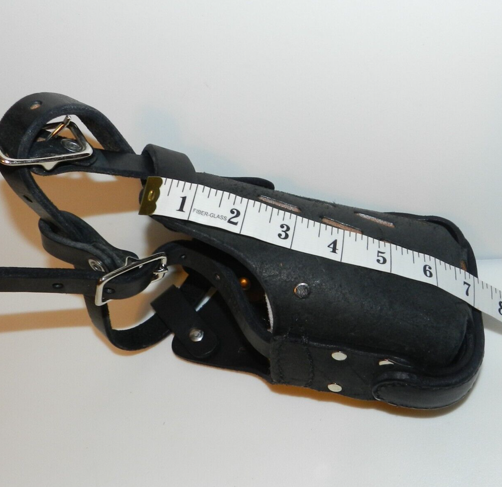 RedLine K9 Standard Leather Dog Muzzle Size S