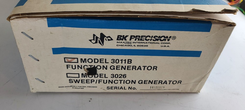 3011B Function Generator ~ New Old Stock ~ Powers On