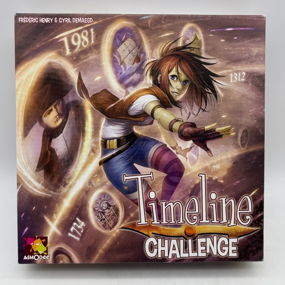 Timeline Challenge Board Game COMPLETE Asmodee 2015 Historical Chronology