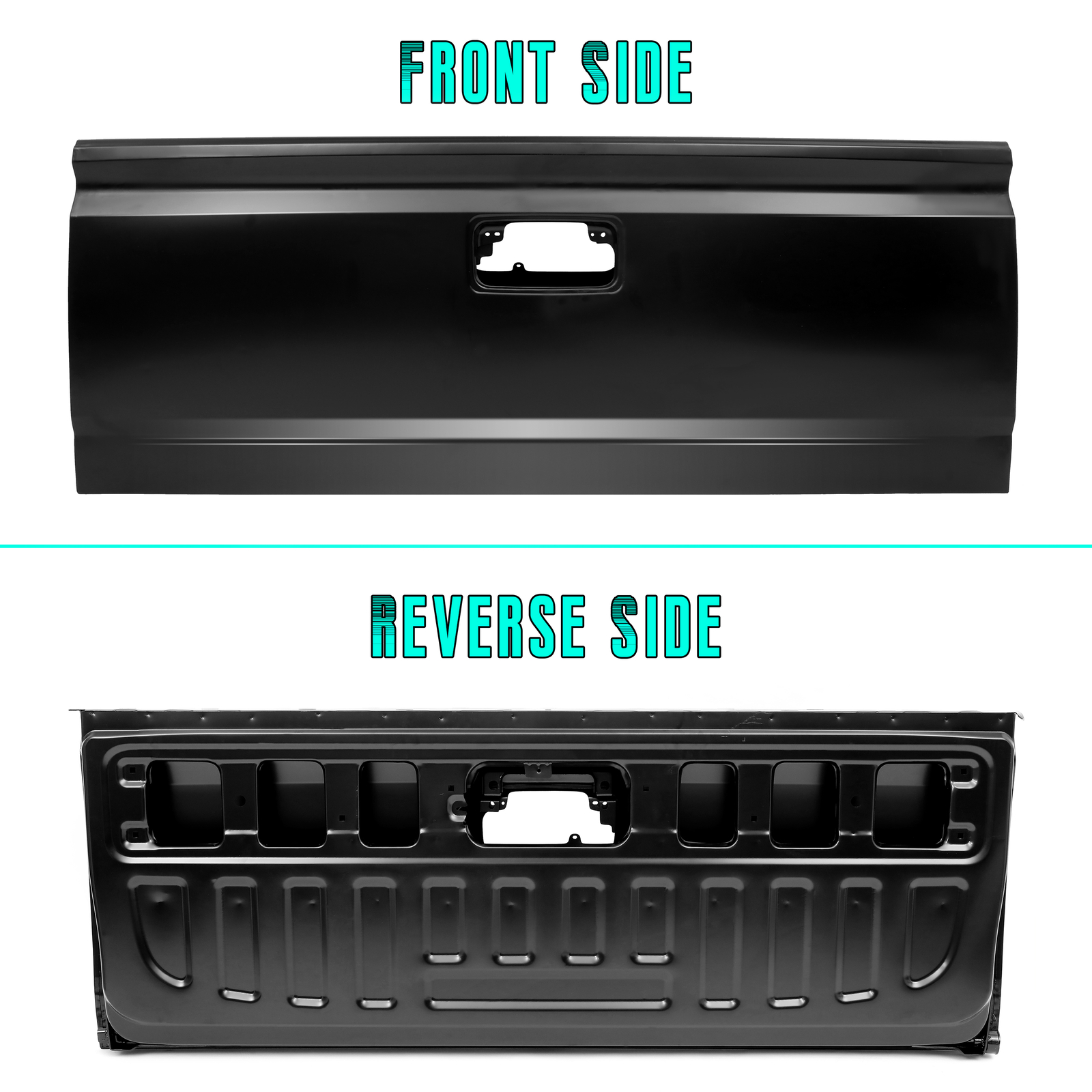 Rear Steel Tailgate For Chevy Silverado GMC Sierra 2014-2019 2015 2016 W/ Assist