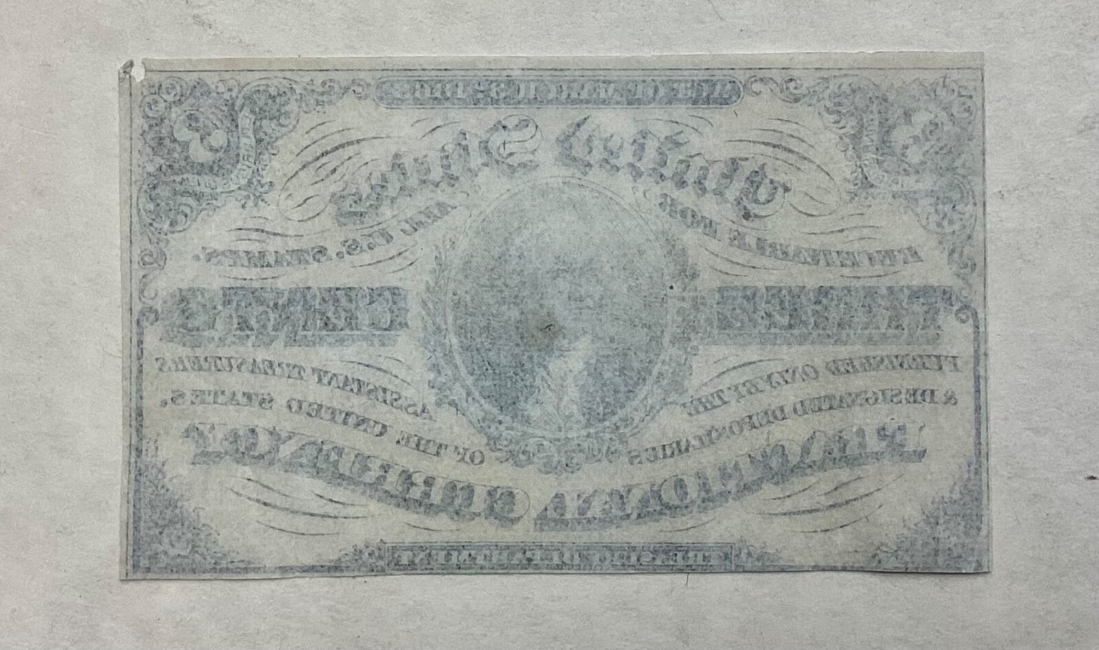 ~ US FRACTIONAL CURRENCY SPECIMEN 3 CENTS -THIRD ISSUE - FR 1226 SP