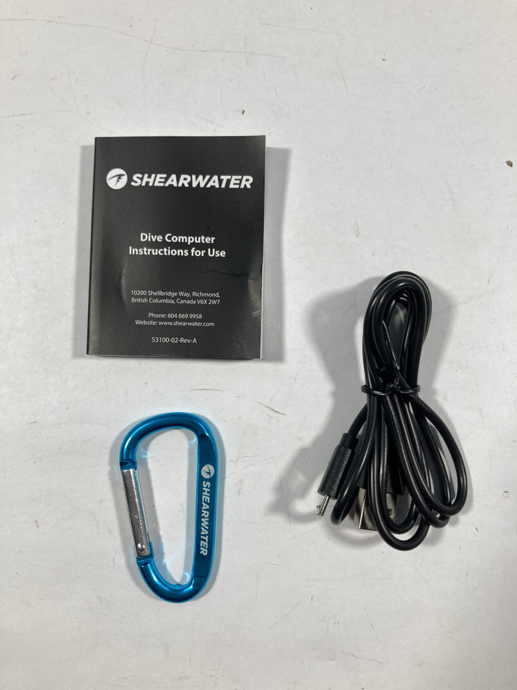 Shearwater Teric Wrist Dive Computer- Open Box