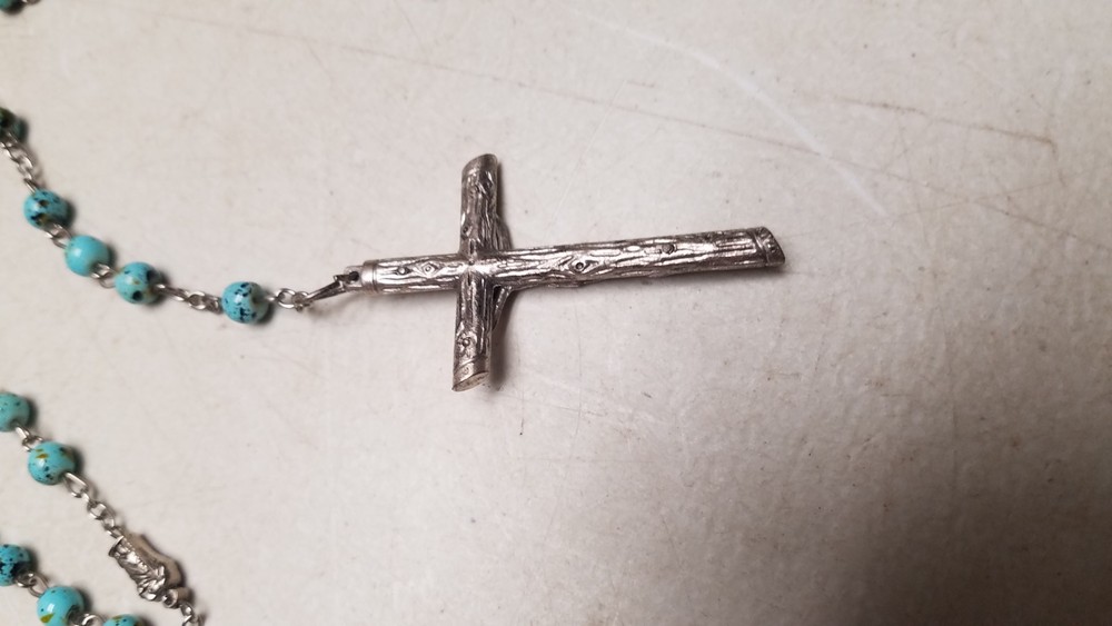 Blue Stone Rosary (C)