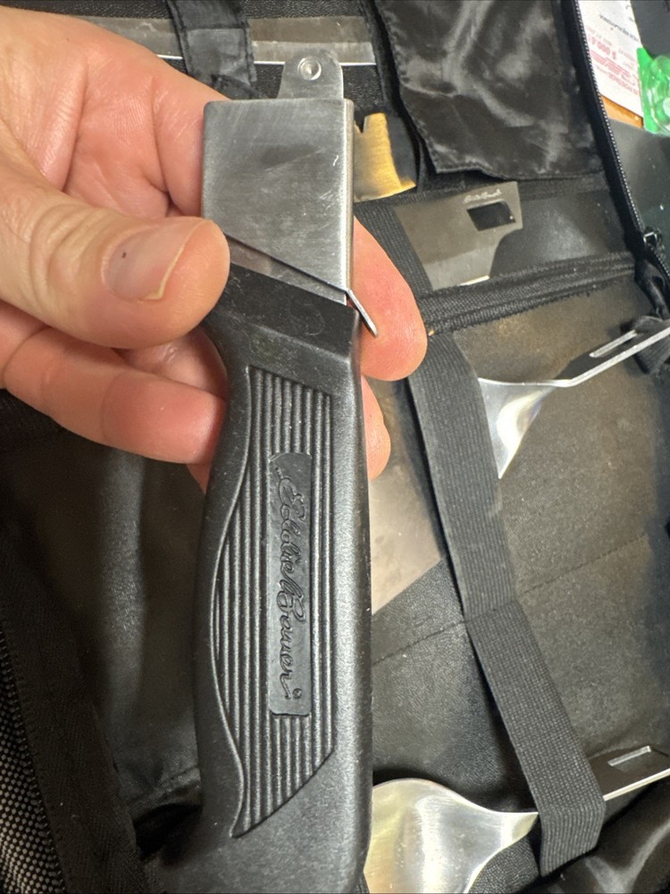 Eddie Bauer Rare Interchangeable Knife Set with Bag 7 Pcs