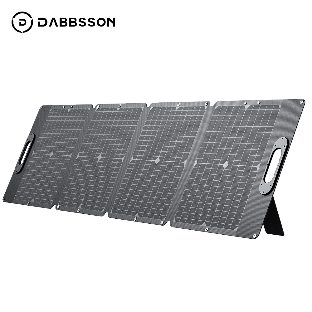 Dabbsson 1200W Portable Power Station 1330Wh Solar Generator w/120W Solar Panel