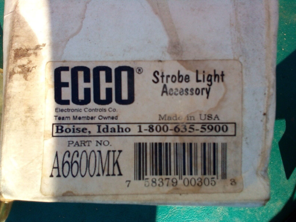 New Ecco Strobe Light Magnetic Mounting Kit A6600MK