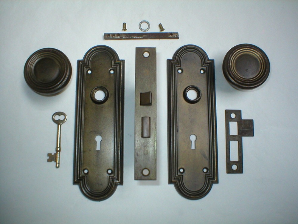 Antique Victorian Era Surface Mount Door Hardware