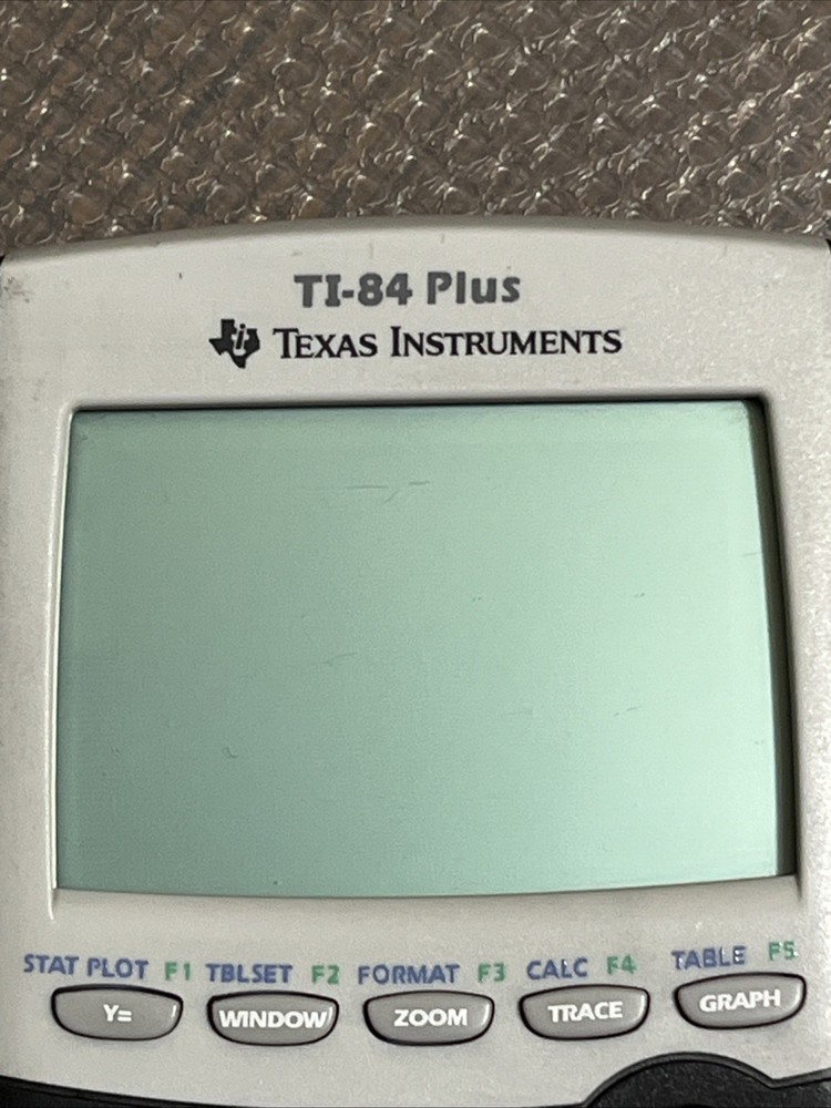 Texas Instruments TI-84 Plus Graphing Calculator With Cover - Tested