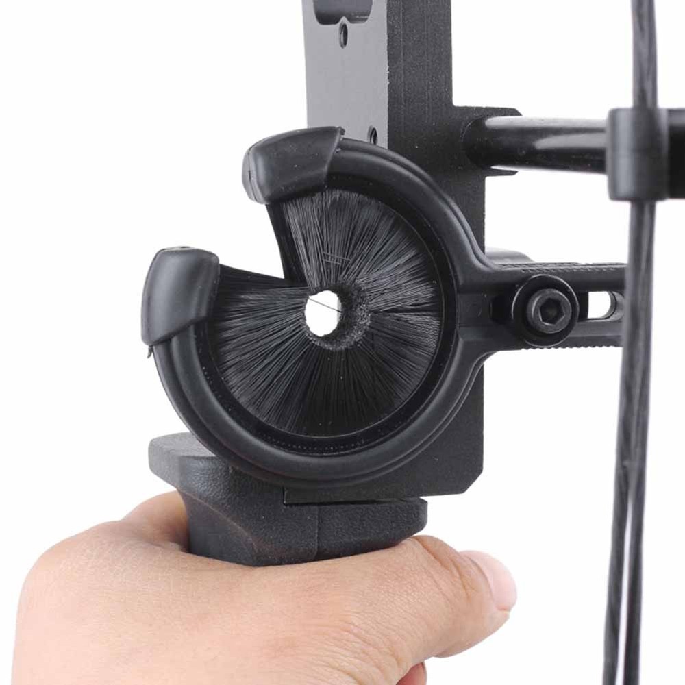 1 X Archery Replacement Brush Compound Bow Rest Securely Left Hand Black KGQT