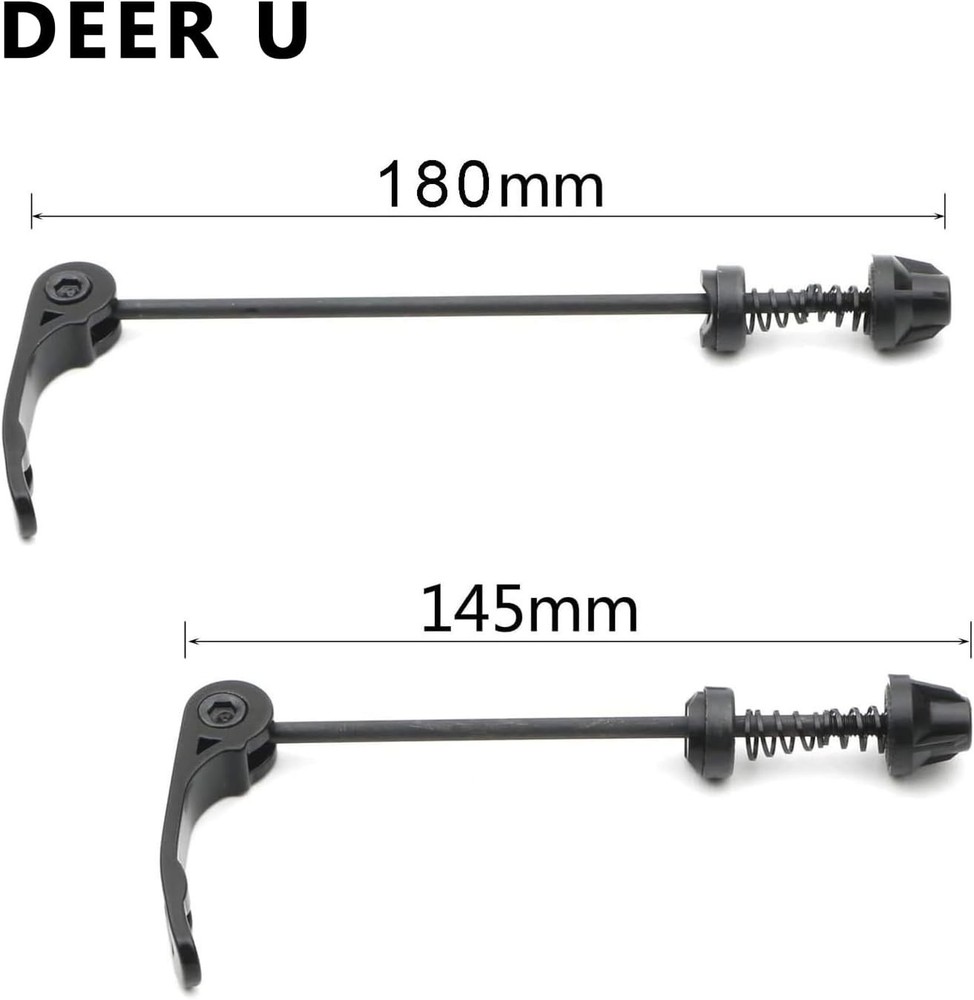 Quick Release Bike Skewers - Smooth Operation & Lightweight Design