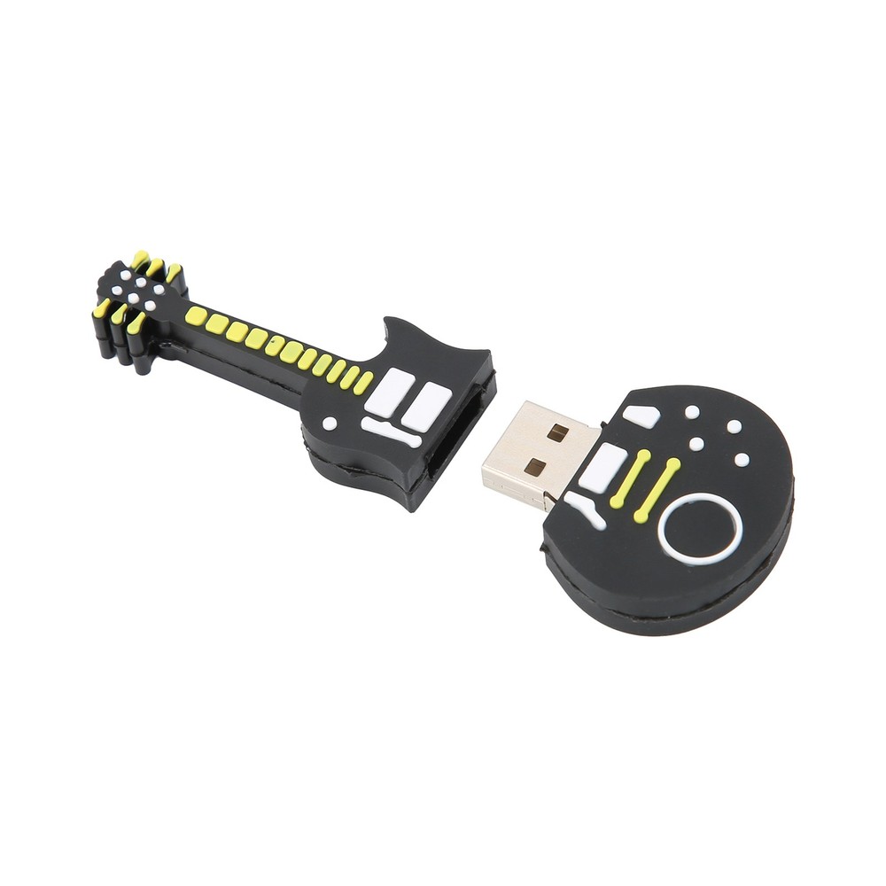 Cartoon GuitarShaped Flash Disk For Data Storage And Sharing Trending