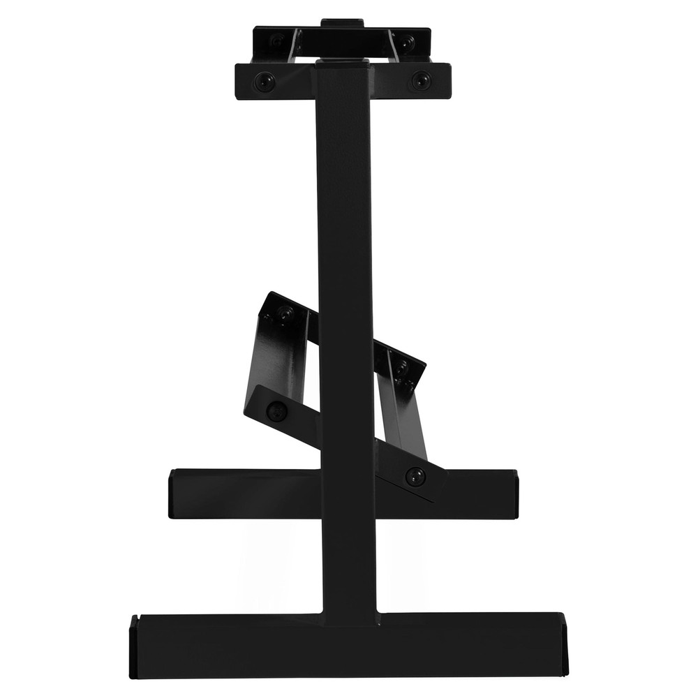 24 in. Two-Tier Dumbbell Rack, Black