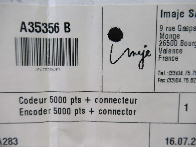 Imaje A35356-B Encoder 5000PTS + Connector 10-30V NEW