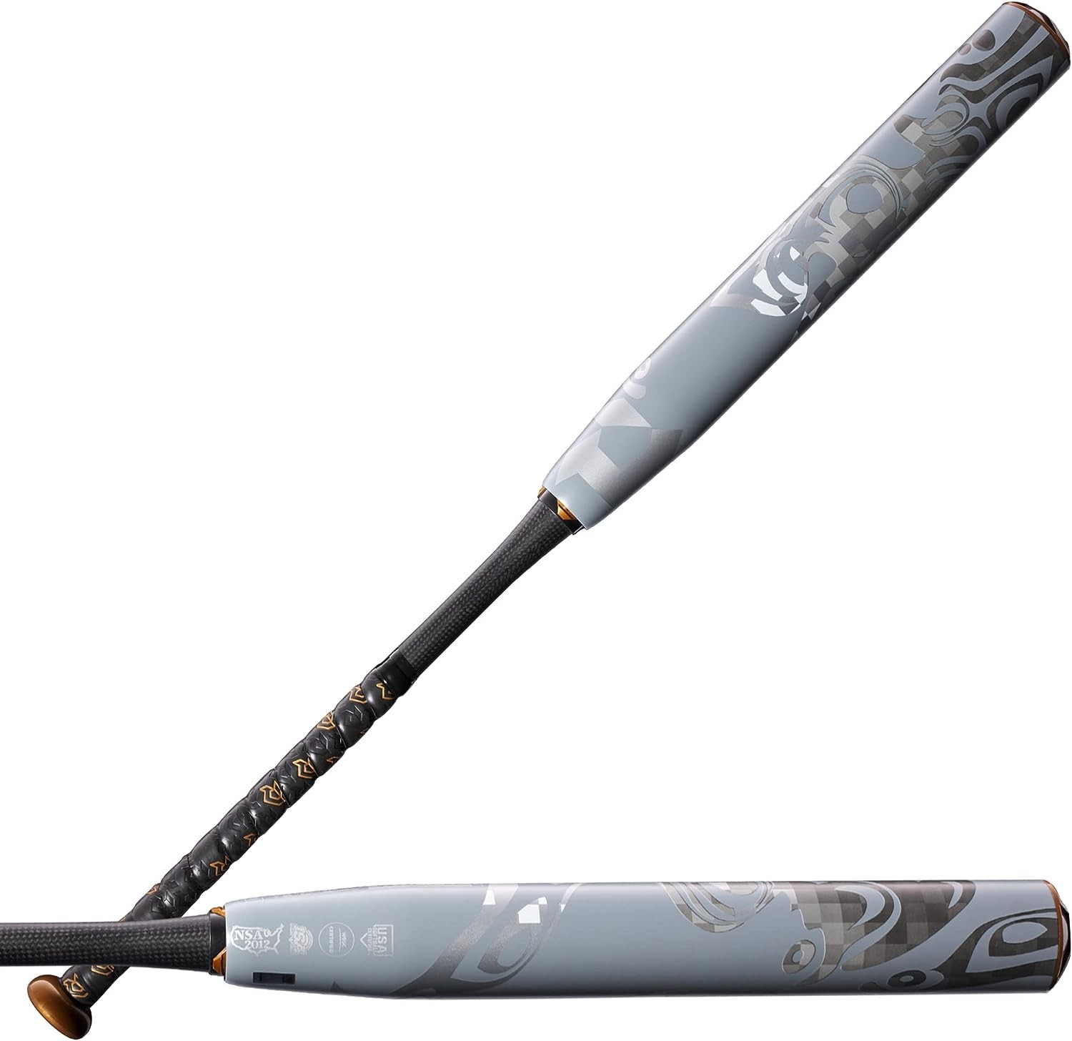 New 2023 DeMarini Whisper Fastpitch Softball Bat 2 1/4" Gray/Black