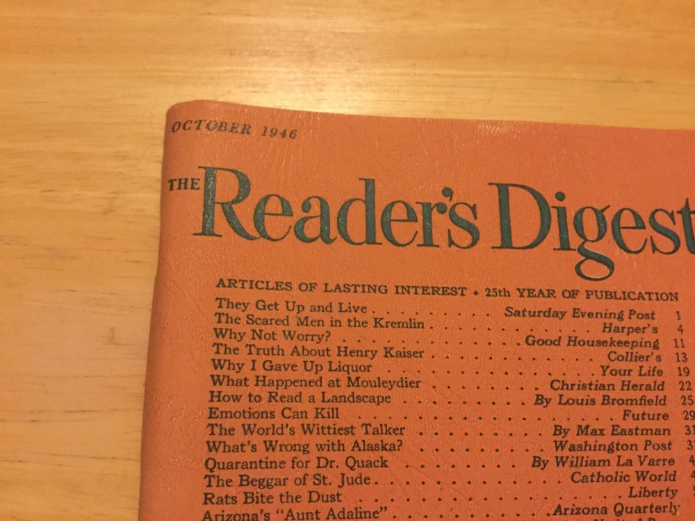 Readers Digest October 1946