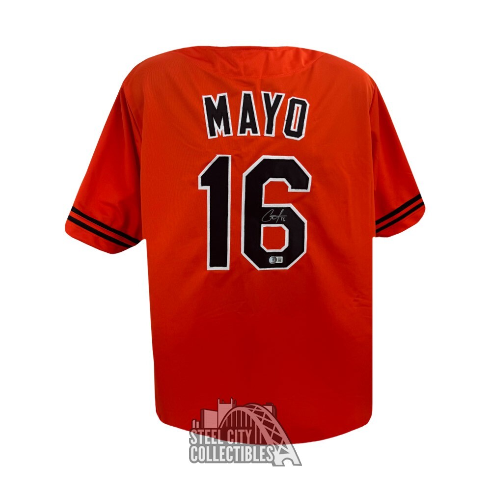 Coby Mayo Autographed Baltimore Custom Orange Baseball Jersey - BAS