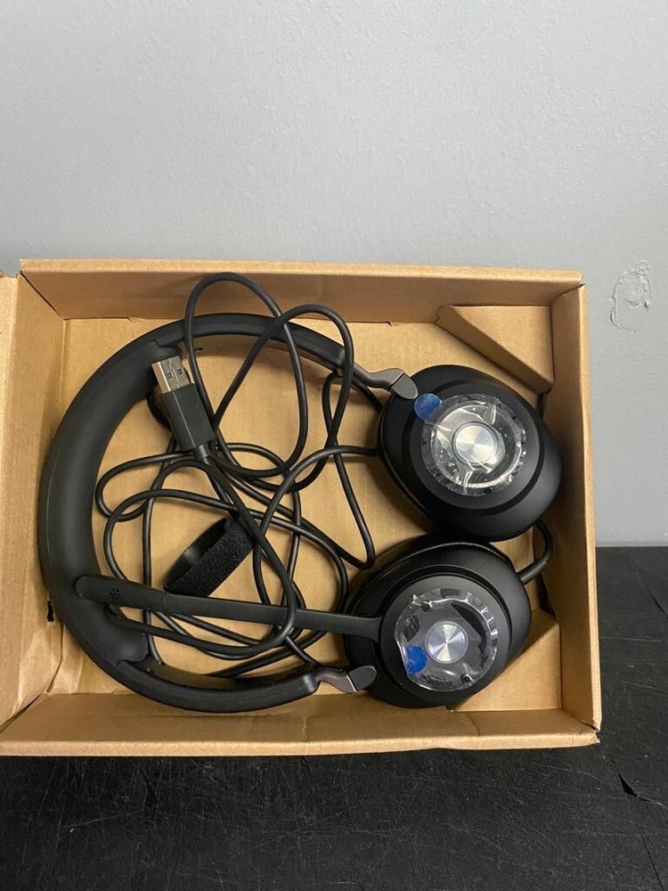 NEW OPEN BOX Cyber Acoustics HS-2000 Essential USB headset