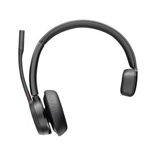 Poly - Voyager 4310 UC Wireless Headset + Charge Stand (Plantronics) - Single-Ea