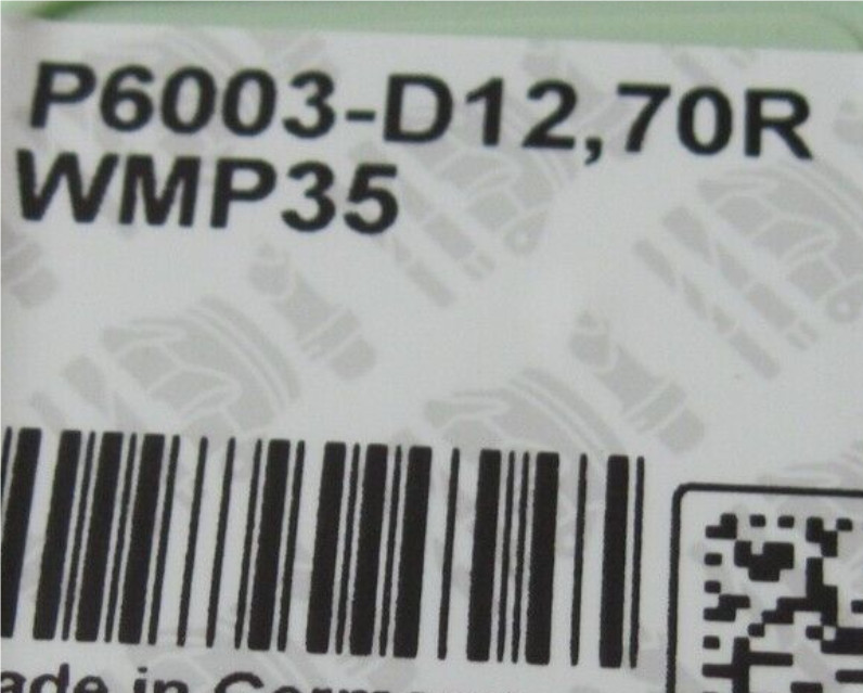 1   PCS  ORIGINAL  INSERTS      P6003-D12,70R WMP35