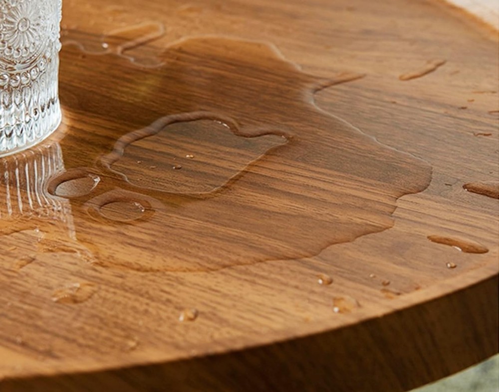 Wooden Coffee Table Rustic Nesting Tables Oval Walnut Coffee Table Modern Sofa