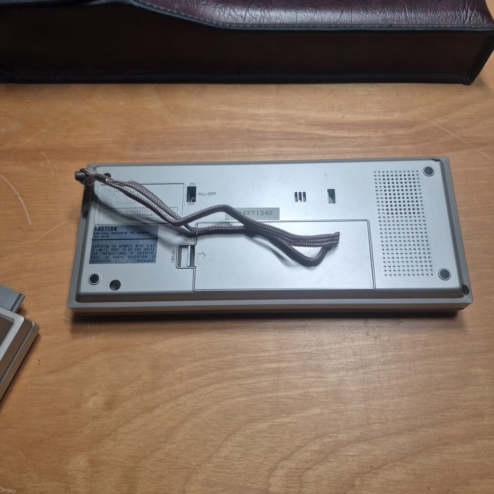 Vintage Panasonic RL-H1400 HHC Computer - with printer / leather case untested